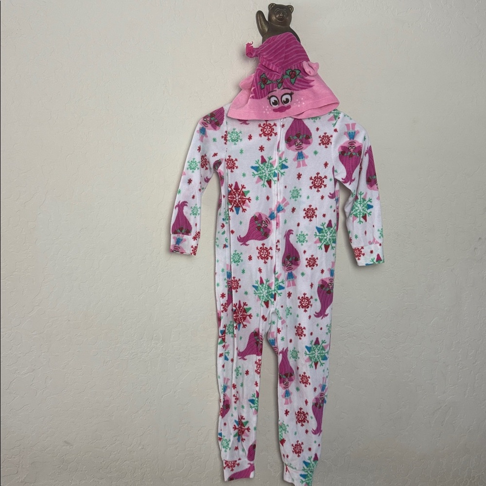 Trolls Dreamworks Trolls Pink and White pajama footless onesie girls size s